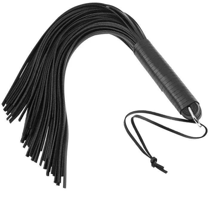XX-DreamsToys Schwarze Lederflogger 47 cm