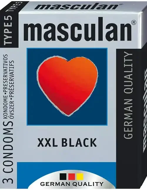 XXL Black 3 St.