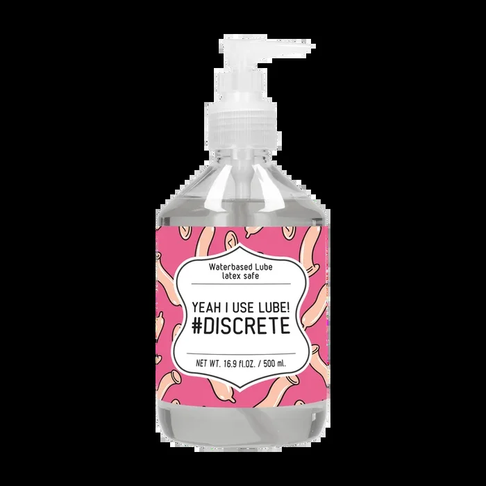 Yeah I Use Lube #Discrete – Waterbased Lubricant – 17 fl oz / 500 ml