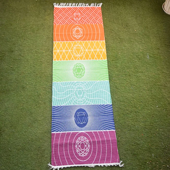 Yoga Matte / Teppich – 7 Chakren