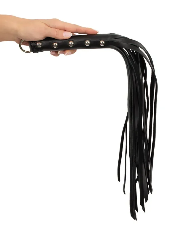 Zado Beginner Leder Flogger, schwarz