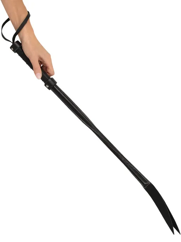 ZADO Twisted Crop Leder-Gerte, schwarz