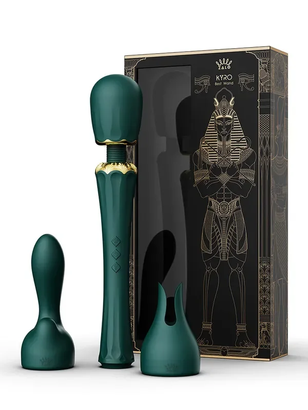 Zalo Kyro Wand-Vibrator, petrol
